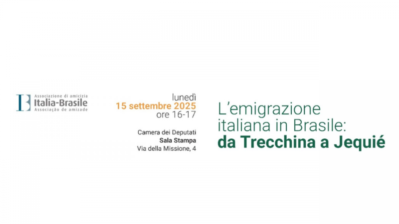 Domingos Ailton realizará na segunda-feira, dia 15.09, às 16h na Câmara dos Deputados da Itália em Roma.