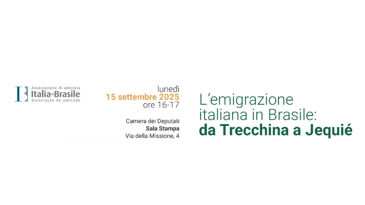 Domingos Ailton realizará na segunda-feira, dia 15.09, às 16h na Câmara dos Deputados da Itália em Roma.